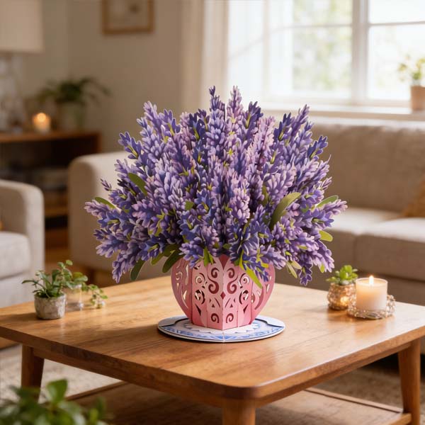 ๐55K+ SOLD! ๐ผ๐ Forever-Blooming 3D Flower Pop-Up Cardโ Personalized Love Message & Everlasting Bloom ๐