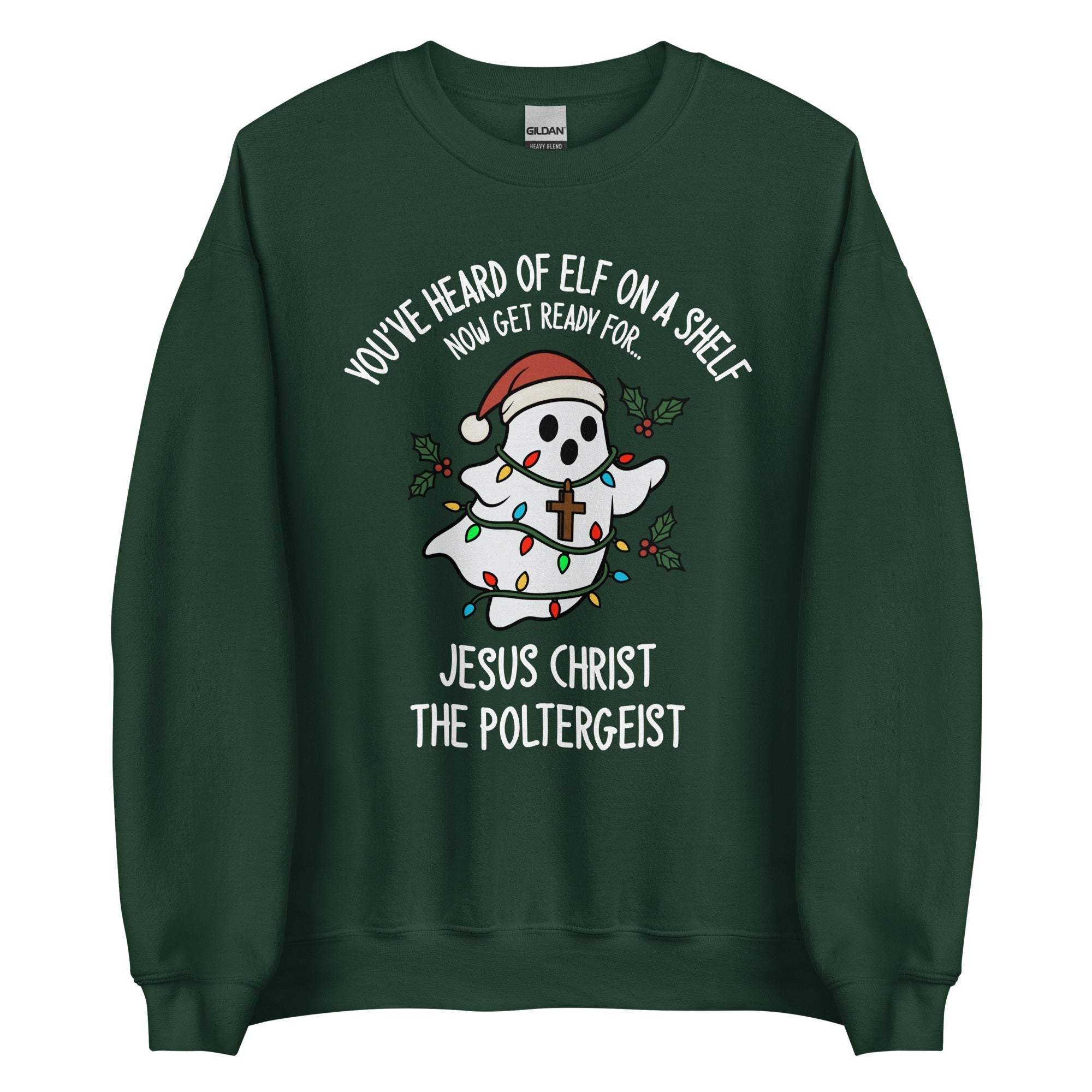 Jesus Christ The Poltergeist Crewneck