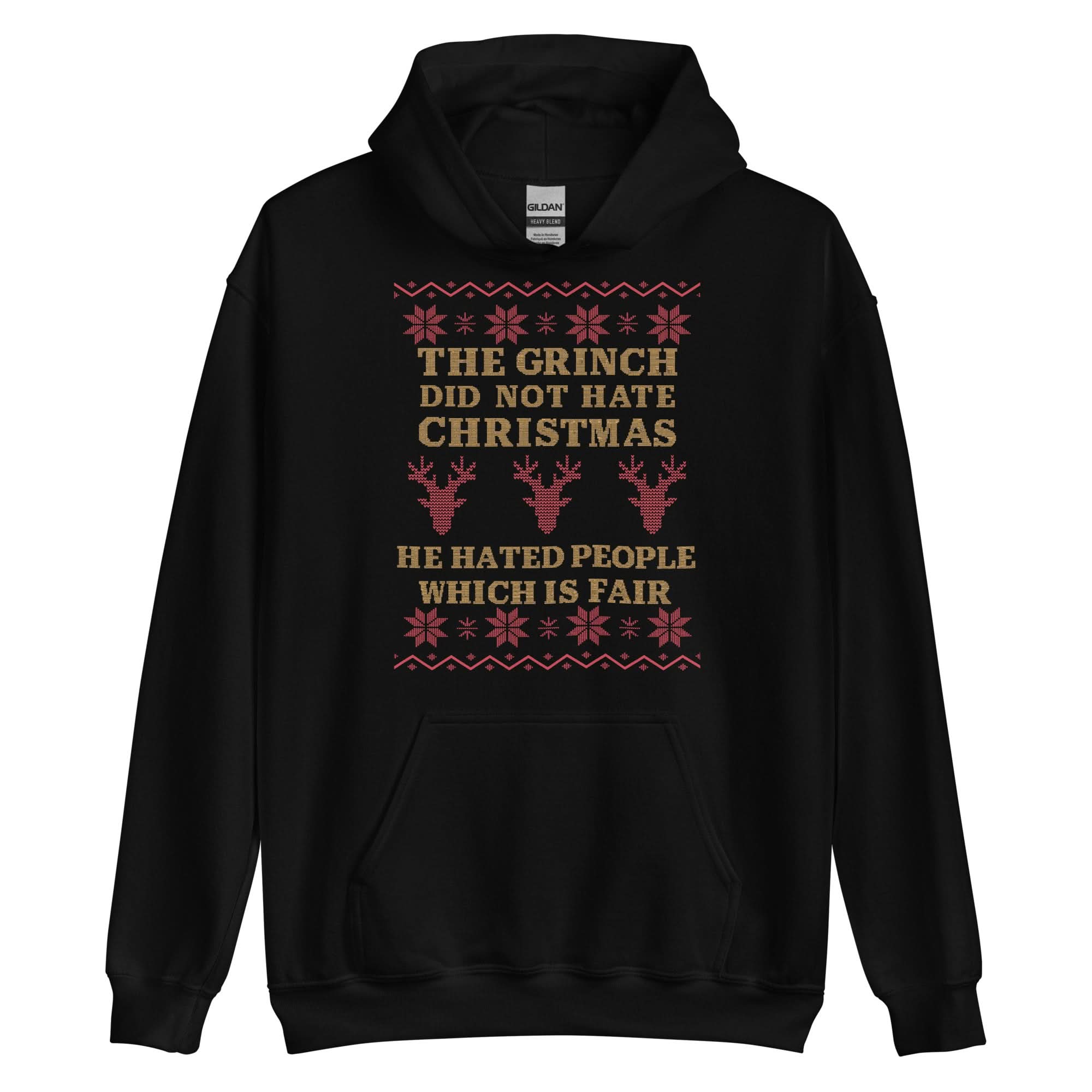 The Grinch Did Not Hate Christmas Hoodie