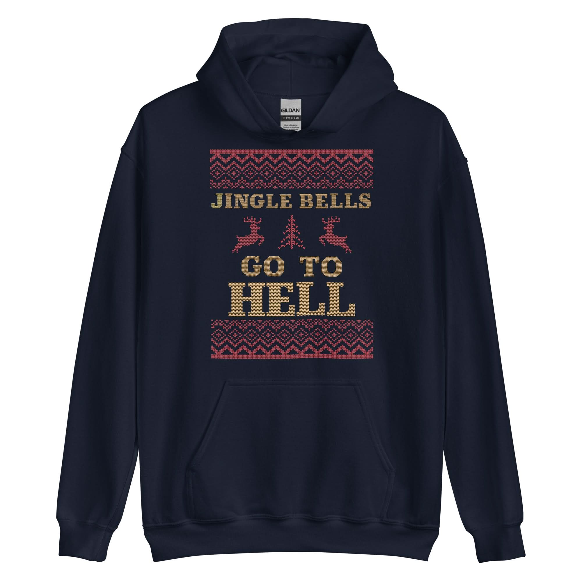 Jingle Bells Go To Hell Hoodie