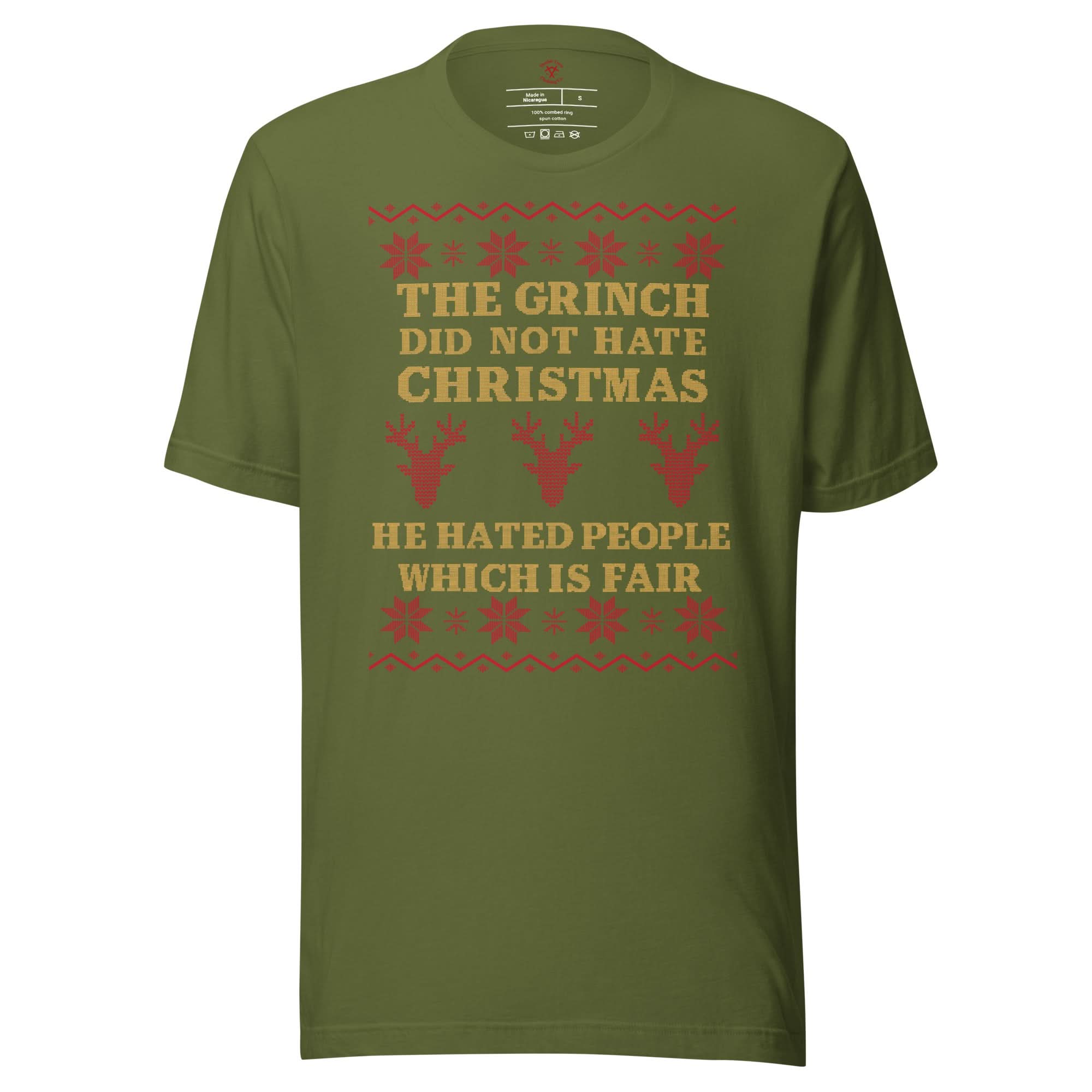 The Grinch Did Not Hate Christmas T-Shirt