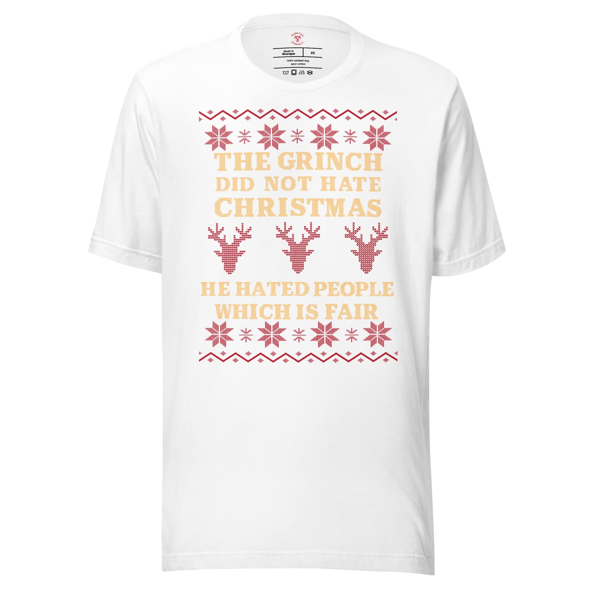 The Grinch Did Not Hate Christmas T-Shirt