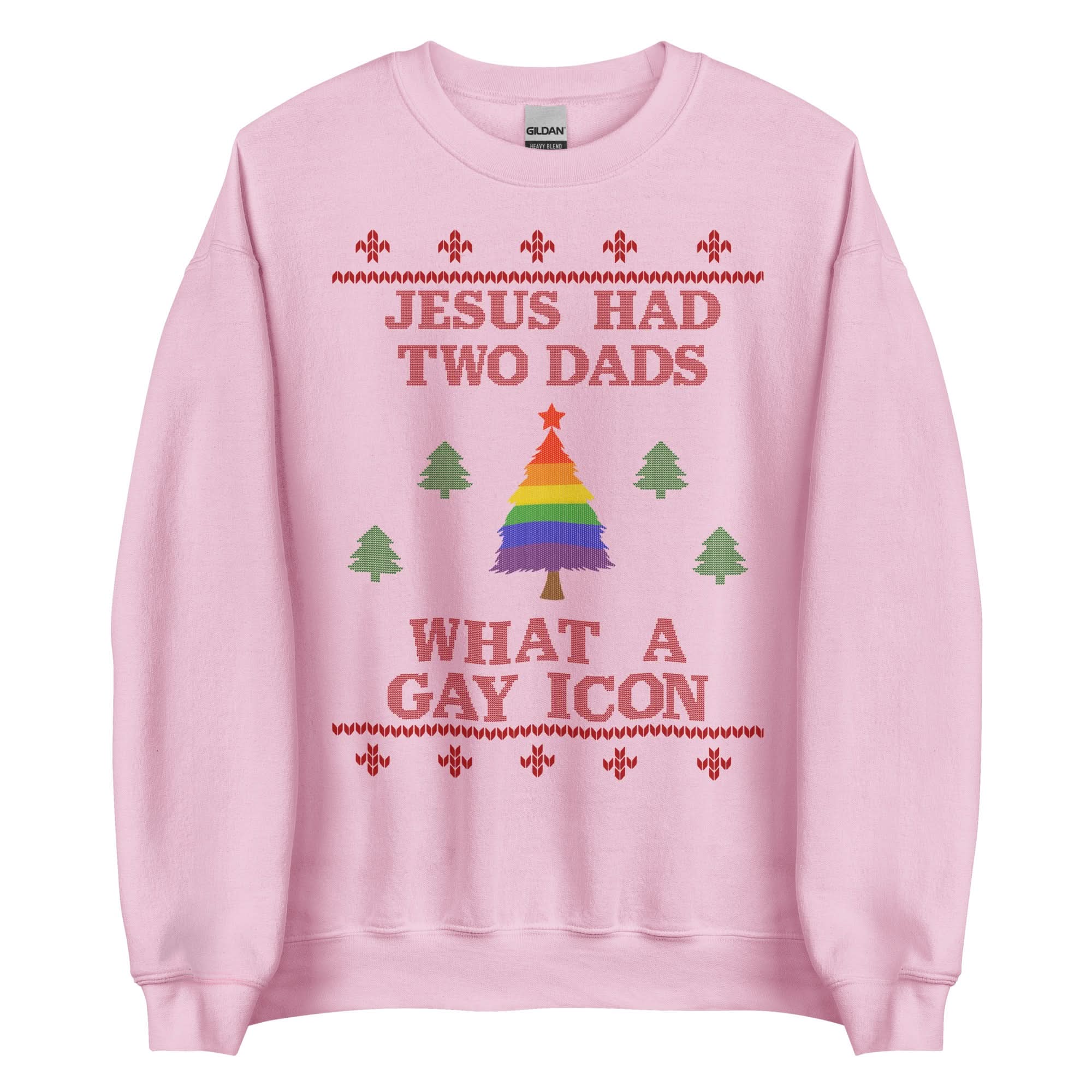 Jesus Had Two Dads Crewneck
