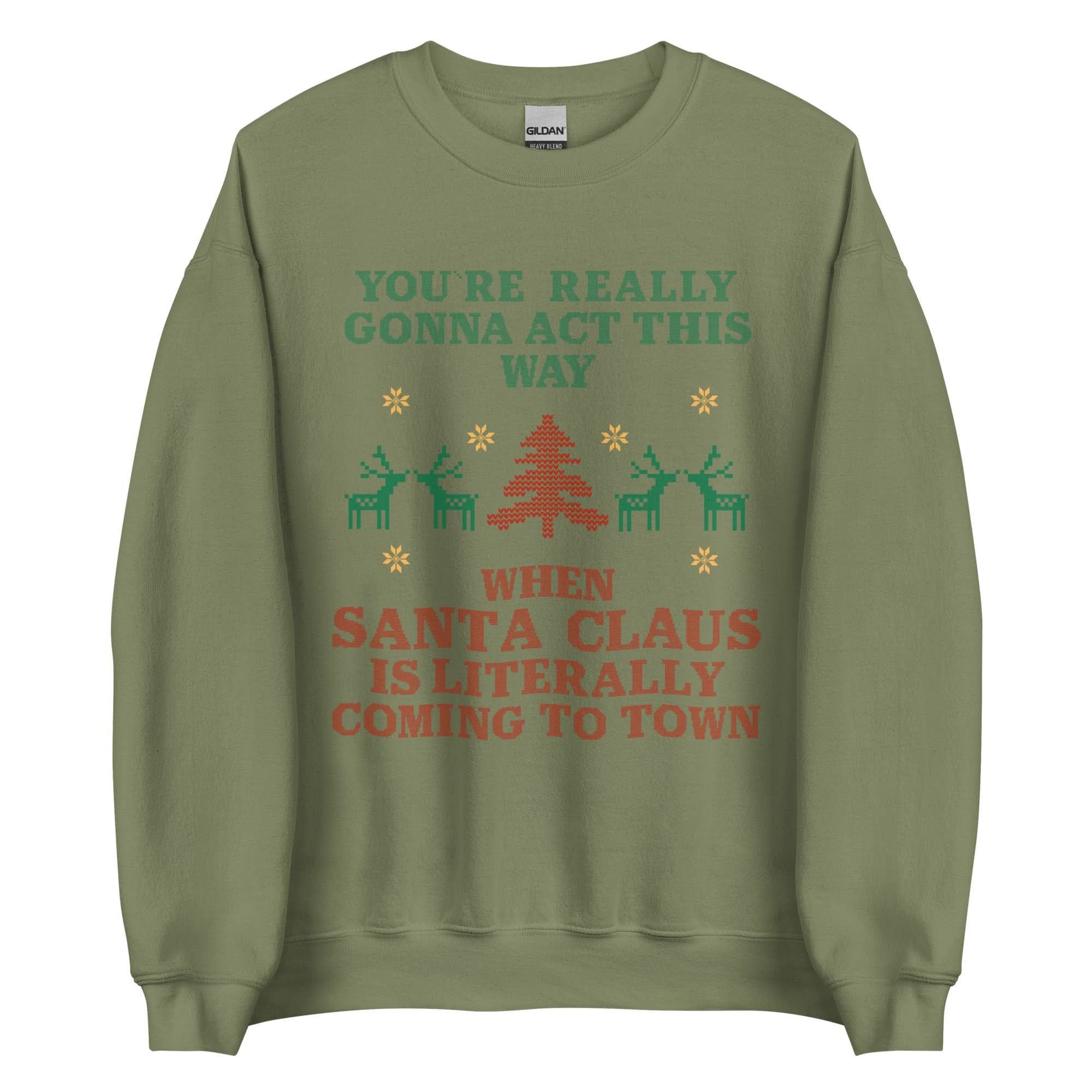 Santa Claus Is Coming To Town Crewneck