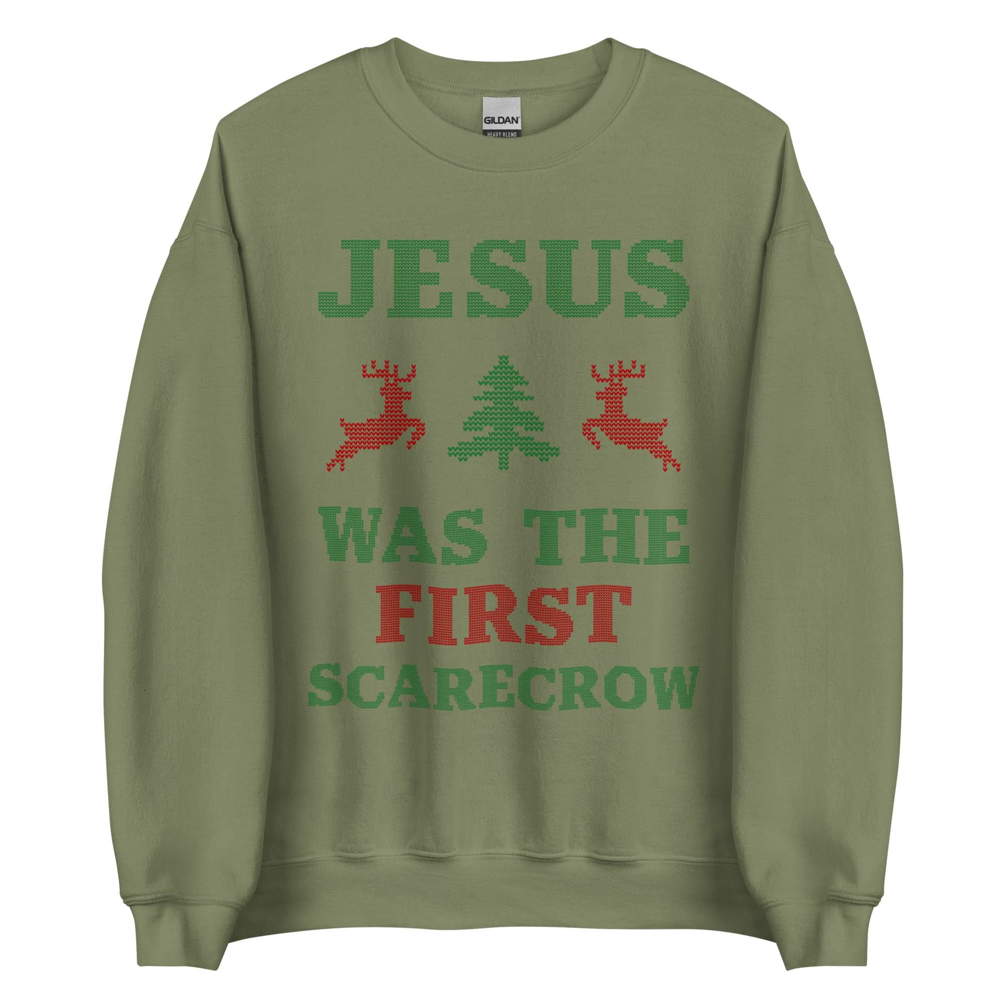 Jesus Was The First Scarecrow Crewneck