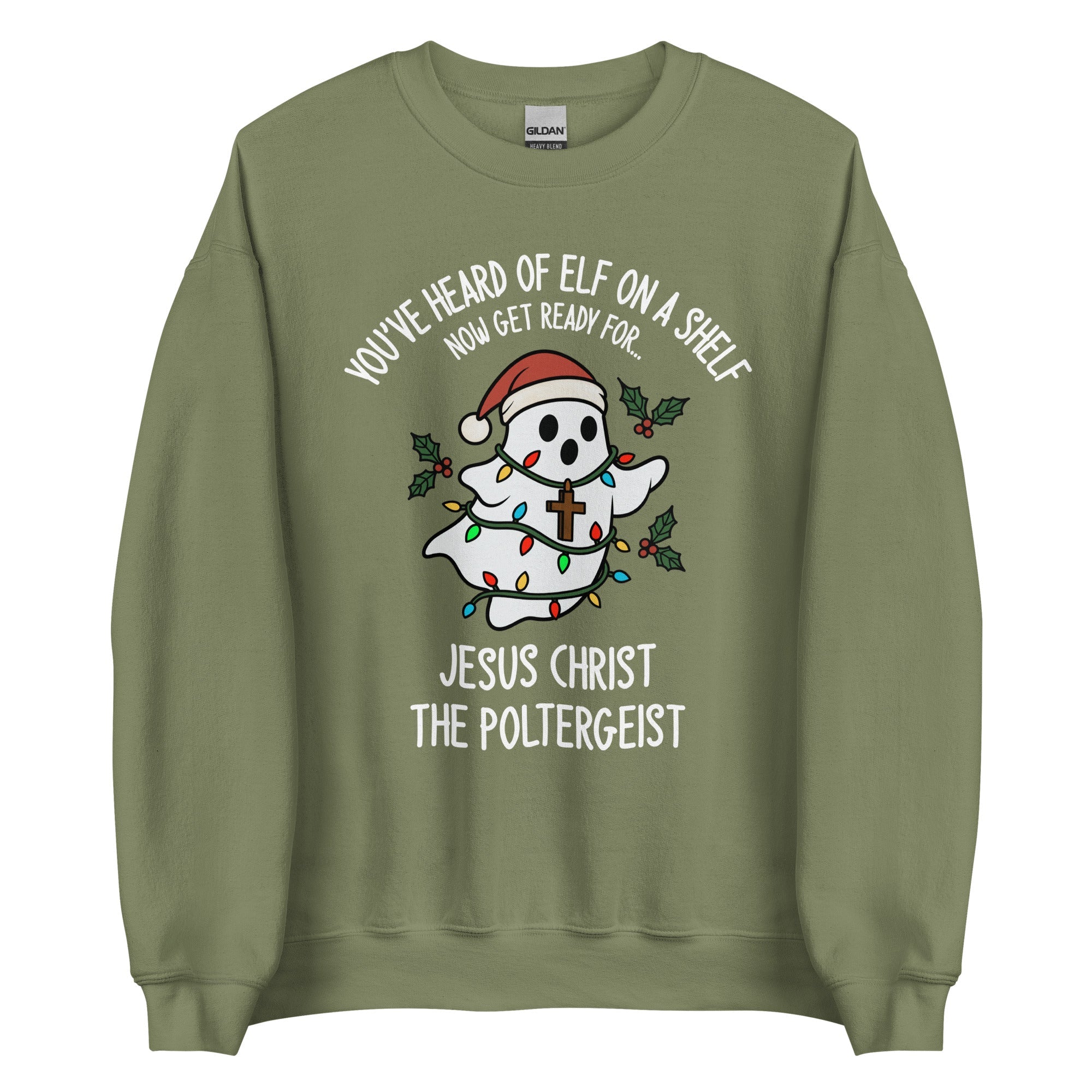 Jesus Christ The Poltergeist Crewneck
