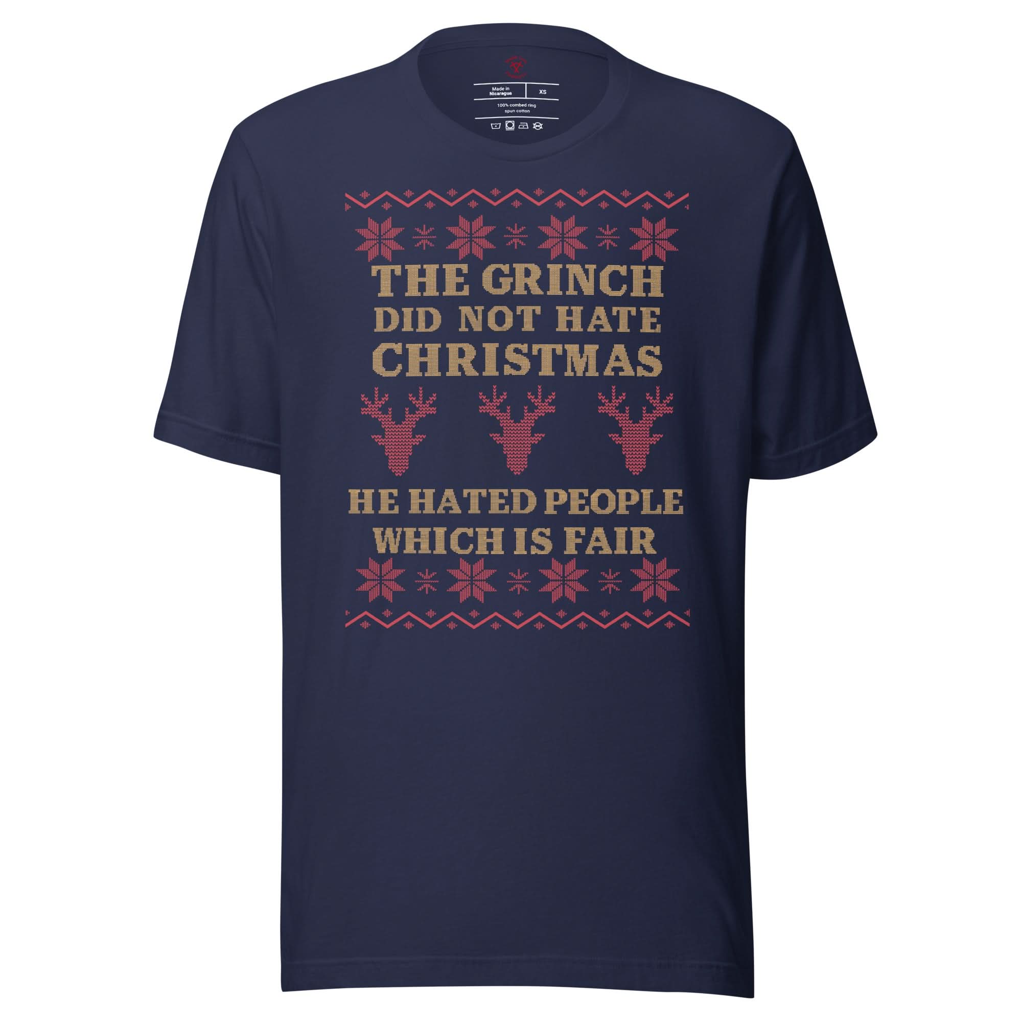 The Grinch Did Not Hate Christmas T-Shirt